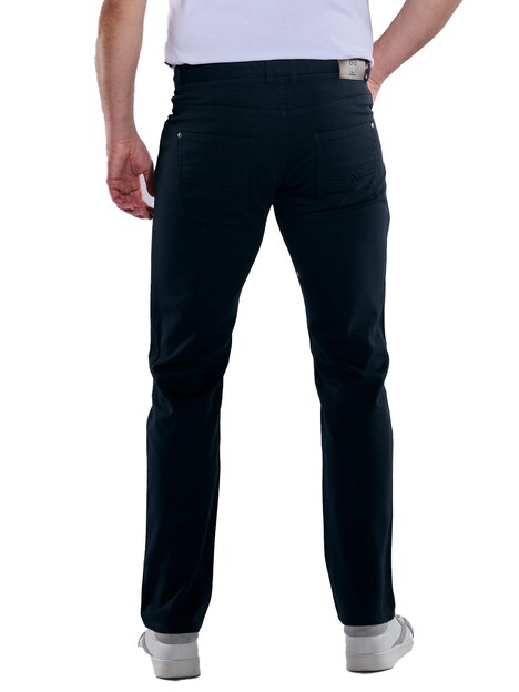Herren 5-Pocket-Hose regular , Saphirblau