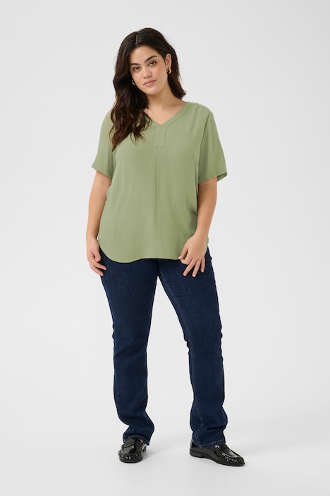 Kurzarm-Bluse Regular fit