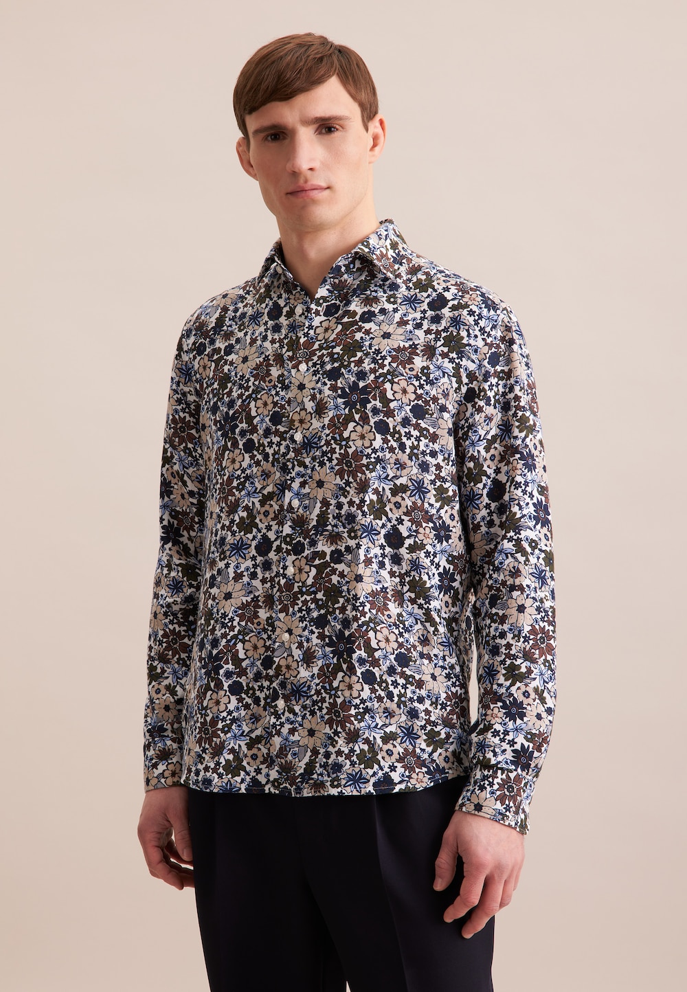 Herren Business Hemd - Floral