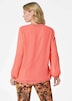 GOLDNER Blouse Chiffon blouse met vrouwelijke halslijn