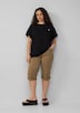 Jeans / Mid Rise / Curvy Fit / Capri Length