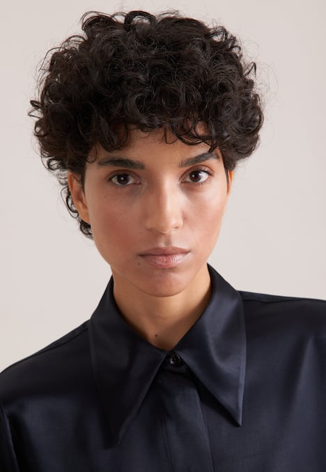 Damen Klassische Bluse - Uni