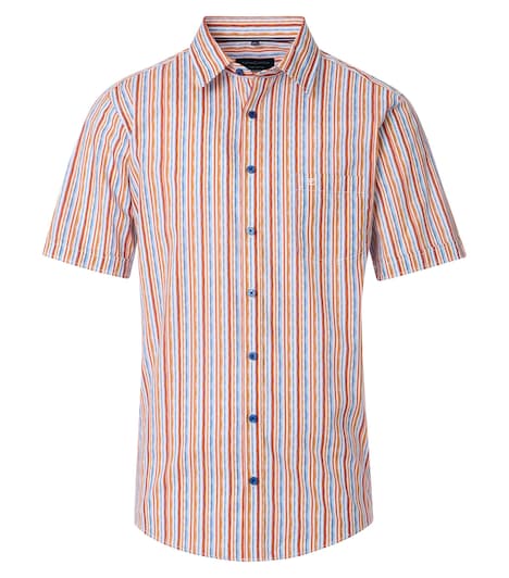 CASAMODA Freizeithemd Kurzarm Print Comfort Fit