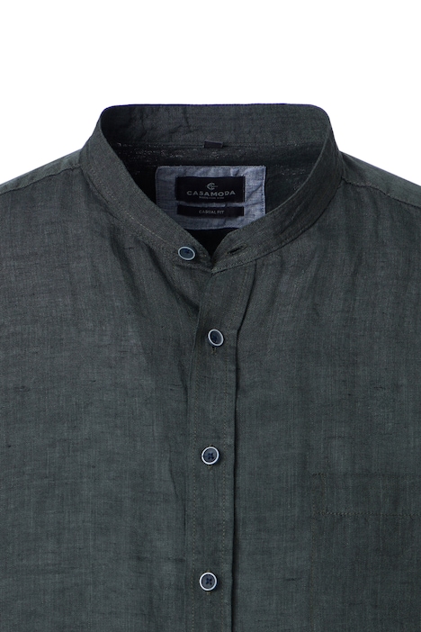 Leinenhemd uni Casual Fit