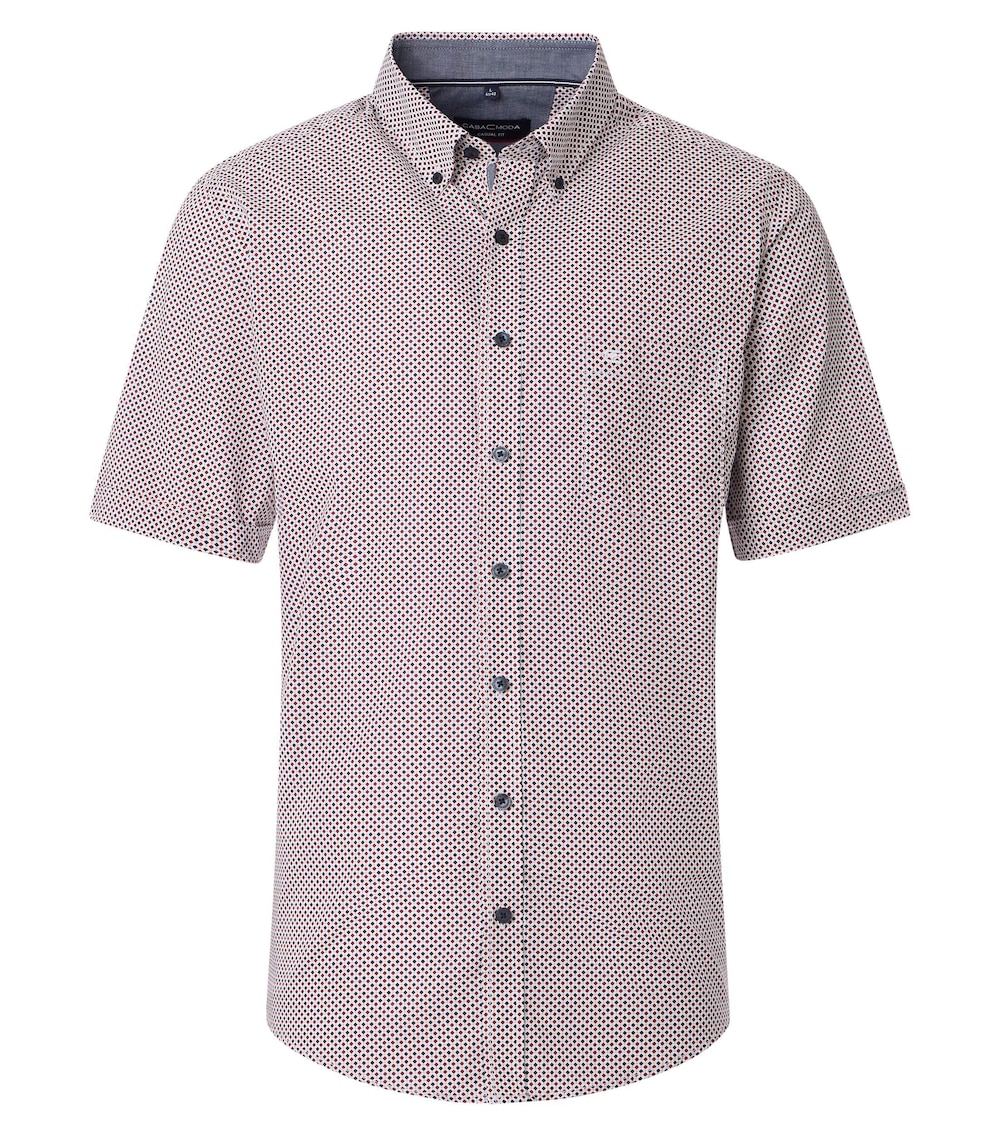 Freizeithemd Kurzarm Print Casual Fit