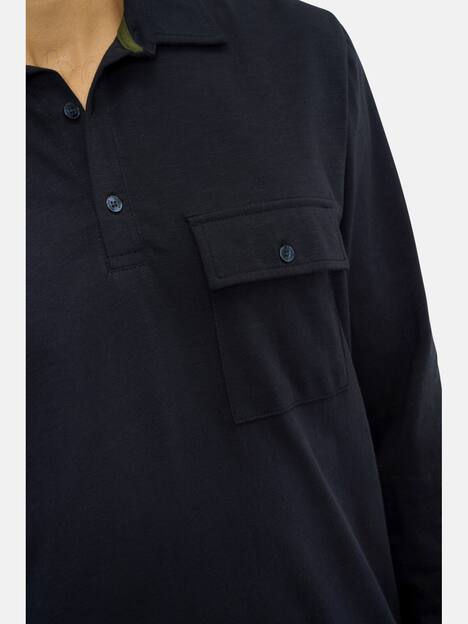 Langarm-Poloshirt FIOREZONTO