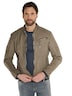 engbers Herren Lederjacke regular , Grau