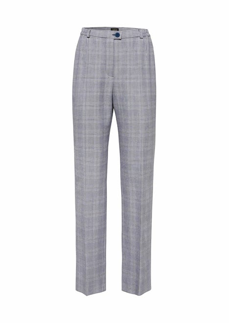 GOLDNER Geruite broek, comfort model Geruite broek, comfort model