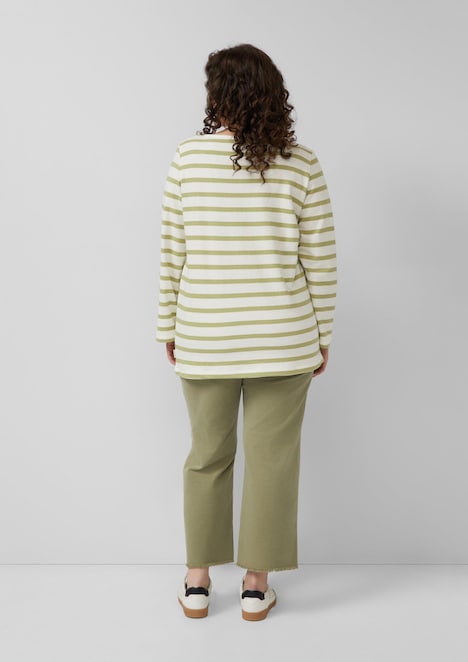 Leichtes Sweatshirt mit weitem Arm