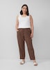 Leinenmix-Hose im Relaxed Fit mit Elastikbund