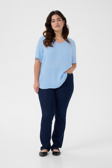 Kurzarm-Bluse Regular fit