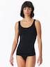 Schiesser Damen Trägertop (Tops) 2-Pack Modal Essentials - schwarz
