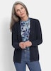 Feinstrickjacke mit Schurwolle