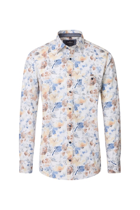 Freizeithemd Langarm Print Casual Fit