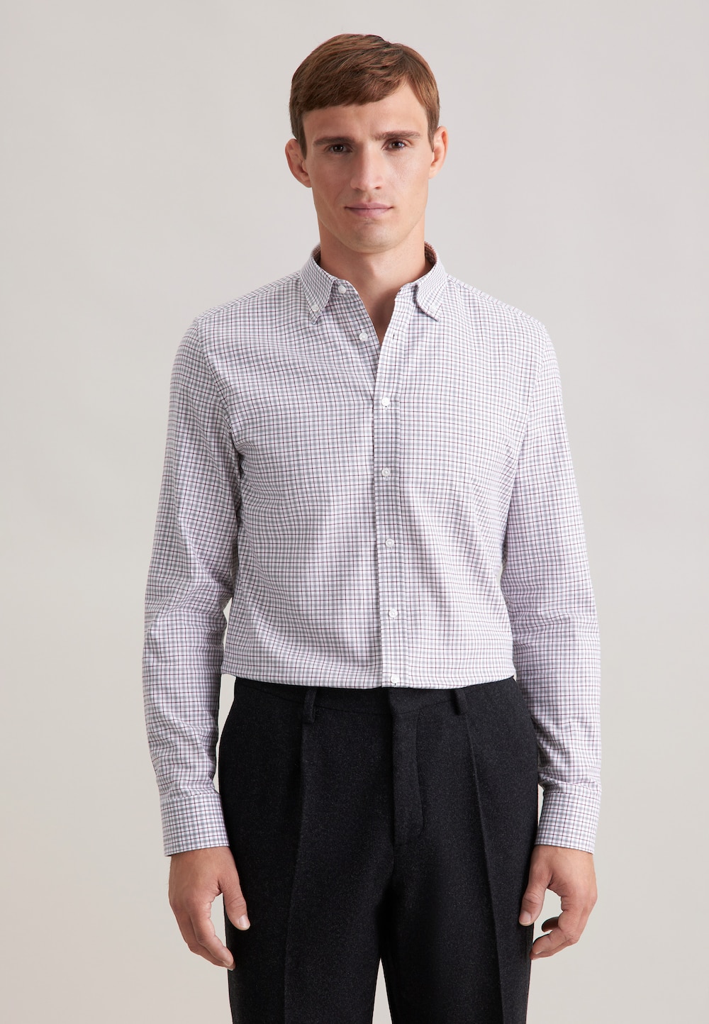 Herren Flanellhemd - Karo