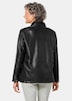 Lässige Blusenjacke in Lederoptik