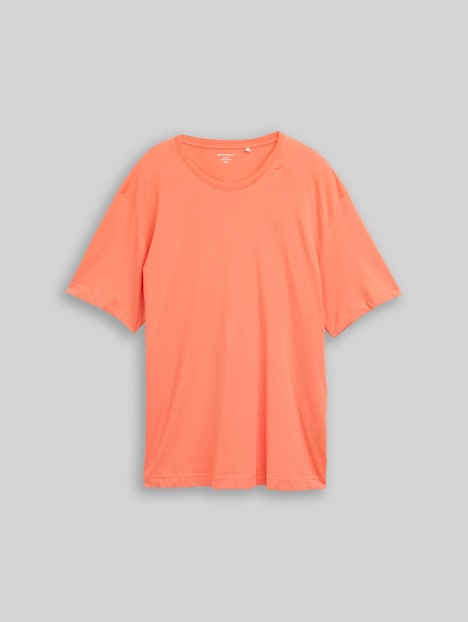 T-Shirt mit Logo-Stickerei