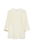 Semitransparente Bluse mit Struktur