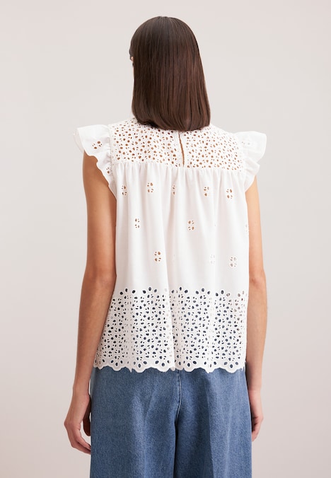 Damen Shirtbluse - Stickerei