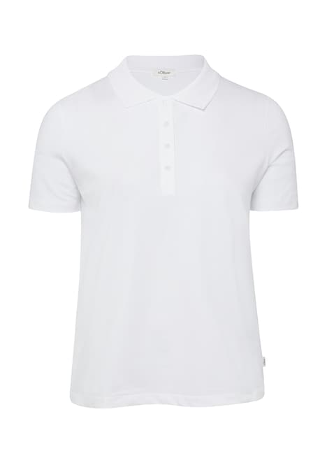 Poloshirt aus Baumwollpiqué