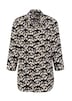 GOLDNER Blouse met print Overhemdblouse met doorlopende knopenlijst