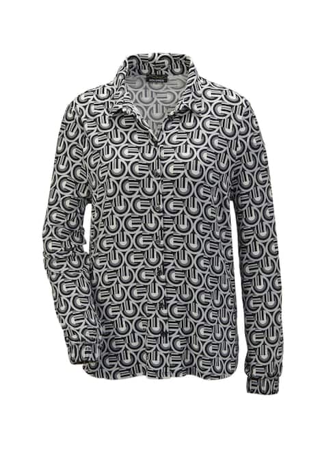 Ausdrucksstarke Jerseybluse mit Stretchanteil