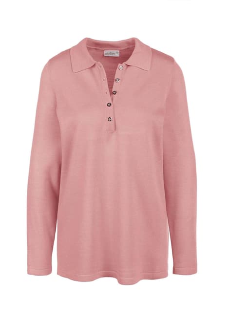 Unkomplizierter Pullover mit Polokragen