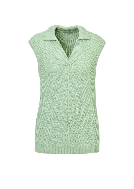 GOLDNER Tricot topje Tricot topje met V-hals