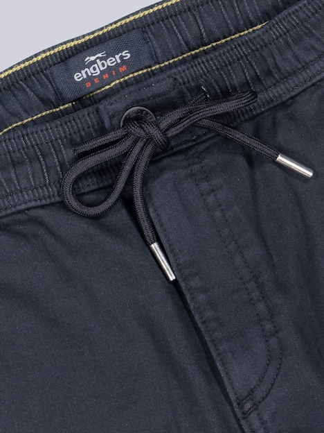 Herren Cargo-Bermuda mit Tunnelzug , Saphirblau