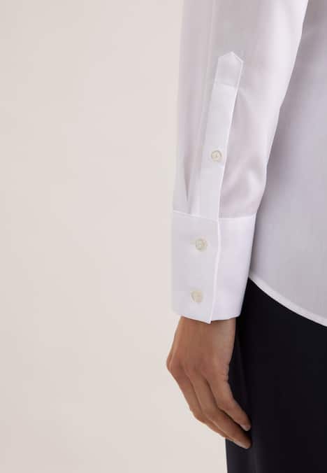 Damen Kelchkragenbluse - Uni