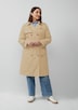 Trenchcoat mit Streifen-Futter