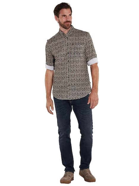 engbers Herren Hemd langarm , Orange