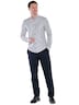 Herren Hemd gemustert , Marineblau