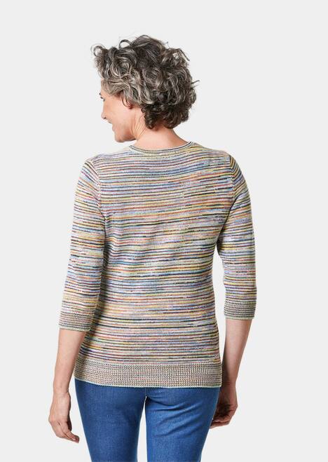 GOLDNER Gestreepte pullover Mooi te combineren meerkleurig gestreepte pullover