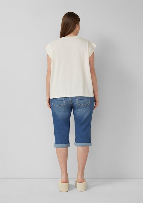 Baumwollshirt mit kleinem Print