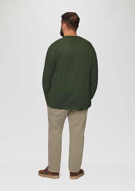 Softes Langarmshirt aus Baumwolljersey
