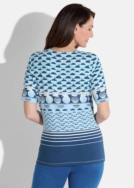 GOLDNER Shirt Shirt met grafische all-over print