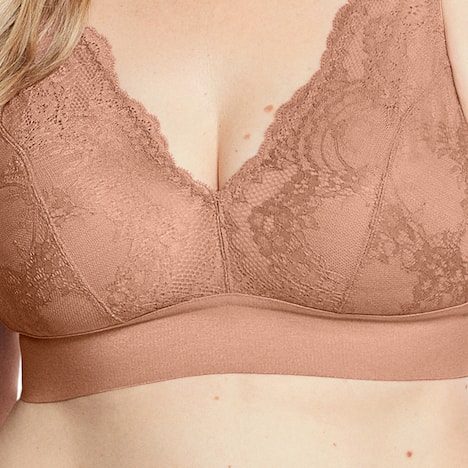 Bramour Lexington Plunge-Bralette mit Spitze