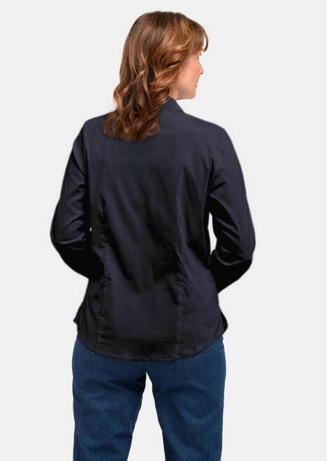 Unentbehrliche Langarmbluse mit Elasthananteil