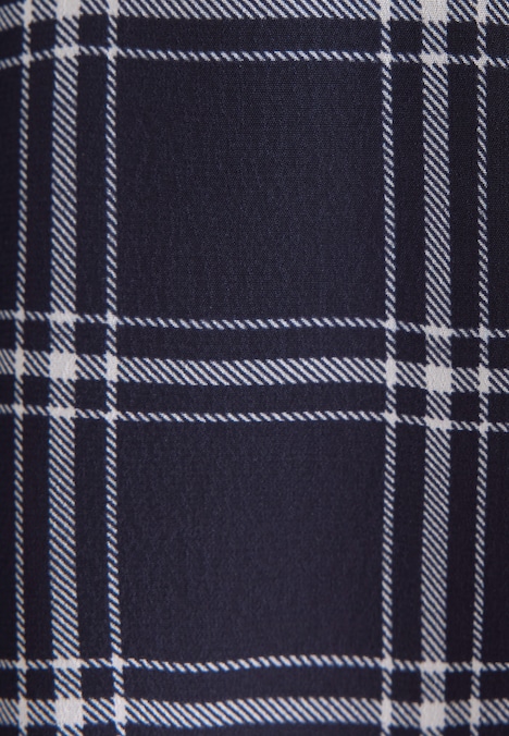 Damen Ausgestellte Bluse - Karo