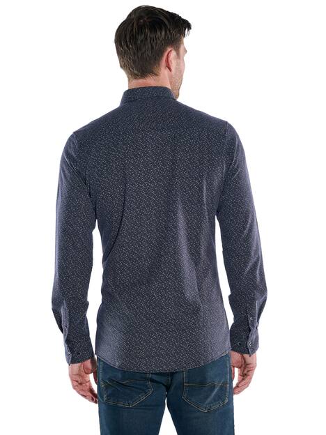 engbers Herren Hemd langarm , Marineblau