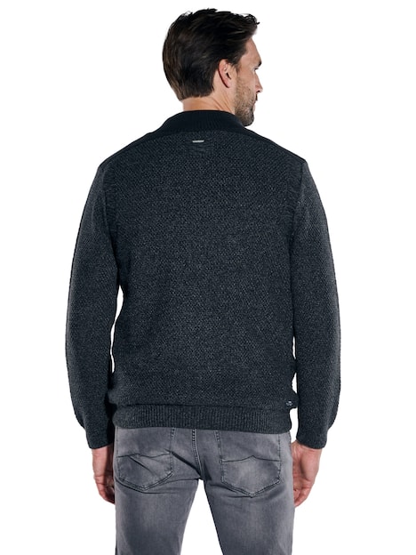 engbers Herren Strickjacke regular , Anthrazit