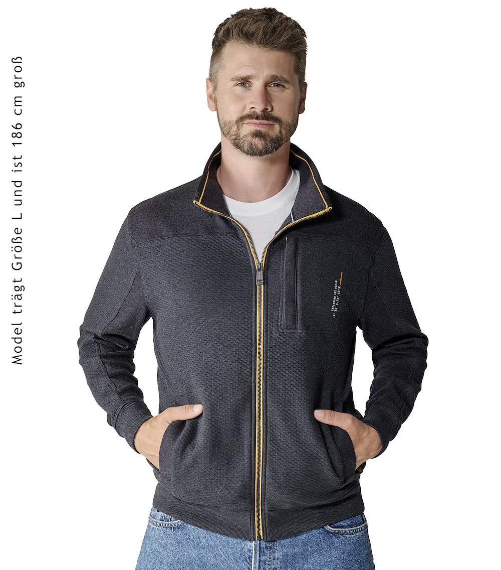 Sweatjacke uni