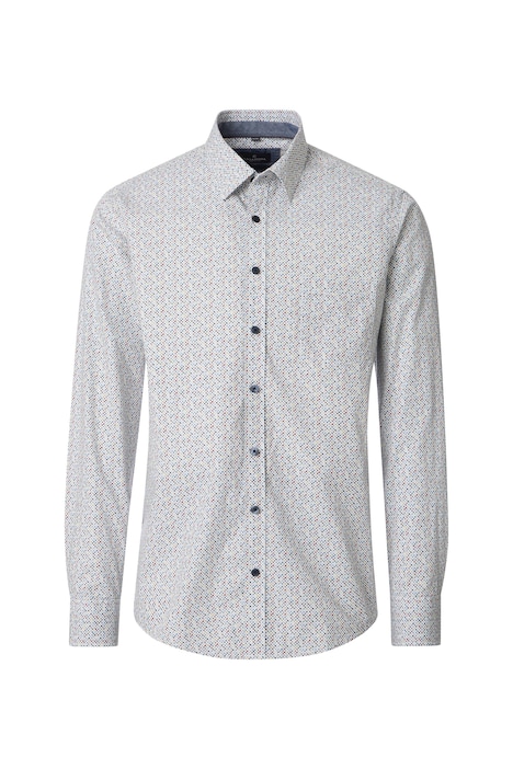 Freizeithemd Langarm Print Comfort Fit