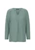 Elegantes Chiffonshirt mit Jersey-Details