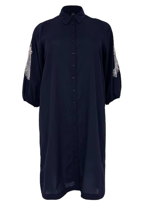 Jurk met geborduurde details