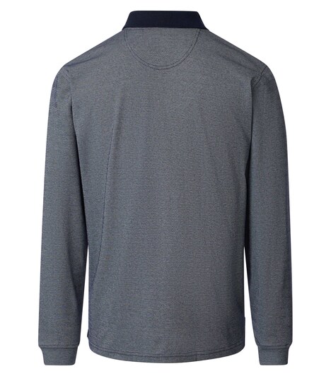 Polo-Shirt Langarm gestreift