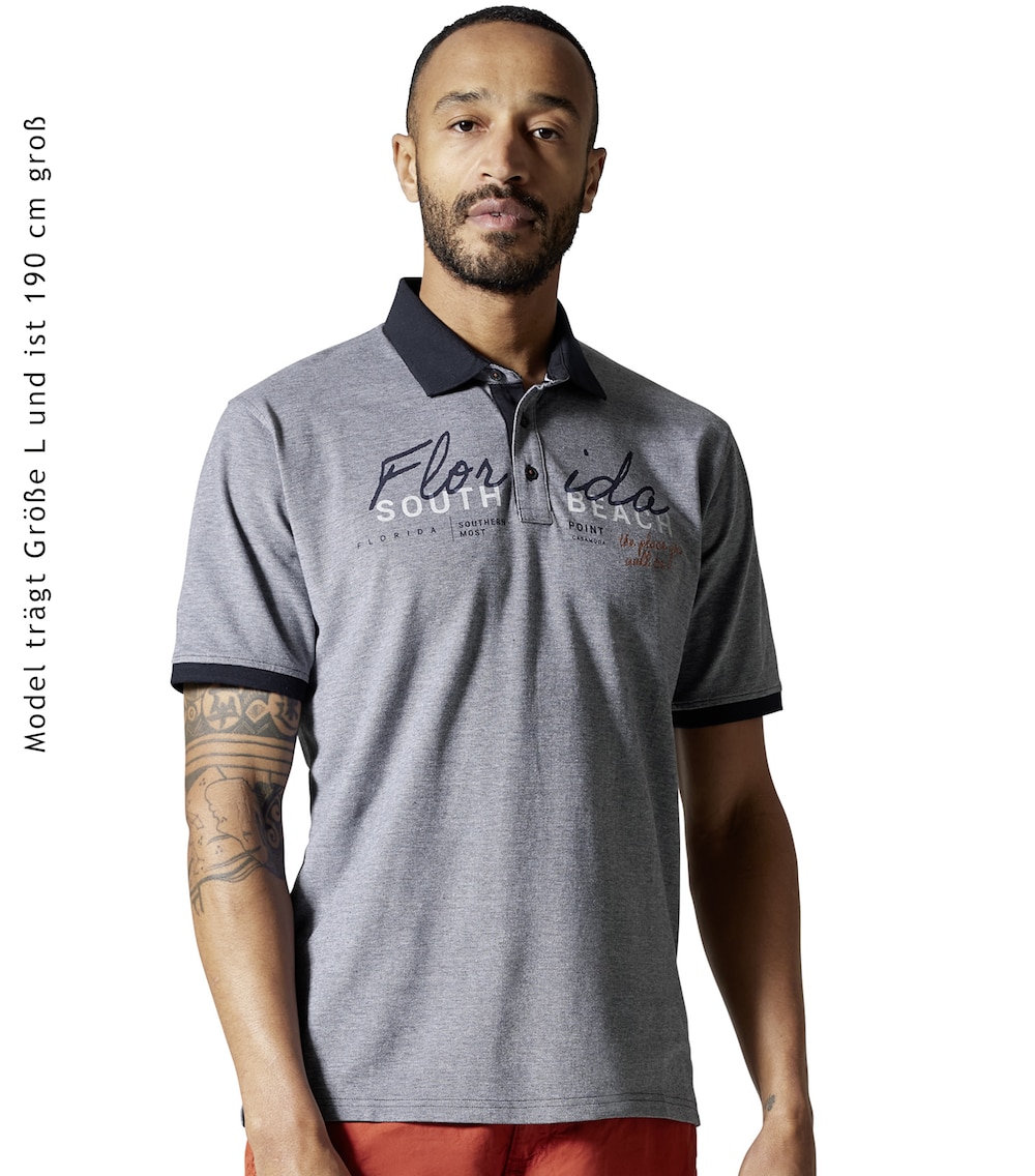 CASAMODA Polo-Shirt uni