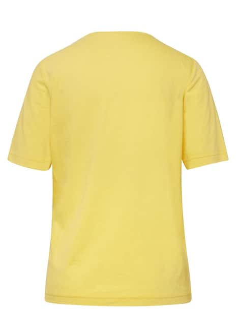 Halbarm Basic-Shirt aus Baumwolle