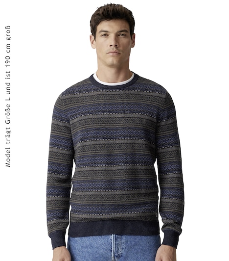 Pullover gestreift